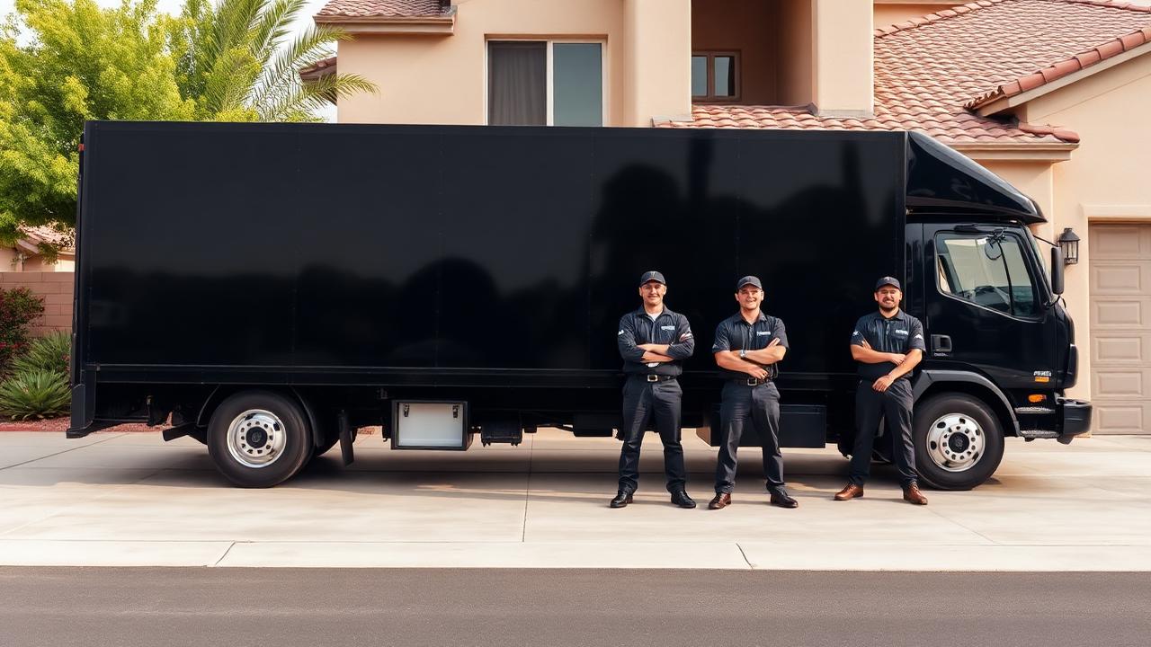 Umbrella Movers truck and professional moving team